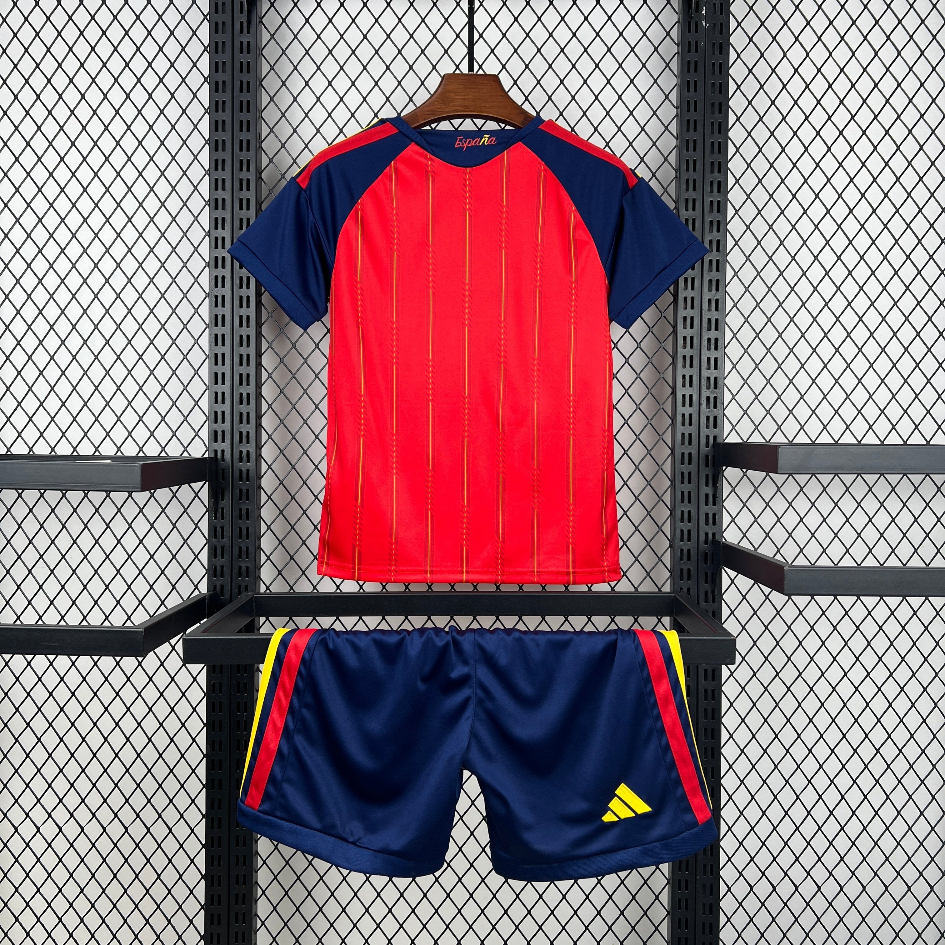 2026 Spain Home World Cup Football Shirt Kids Size