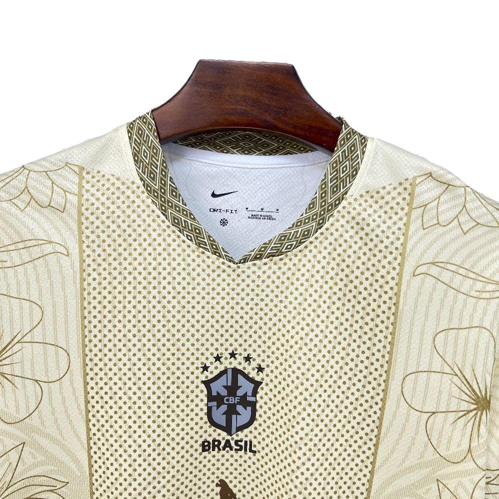 2026 Brazil Arara Aurora Gold Special Edition Football Shirt