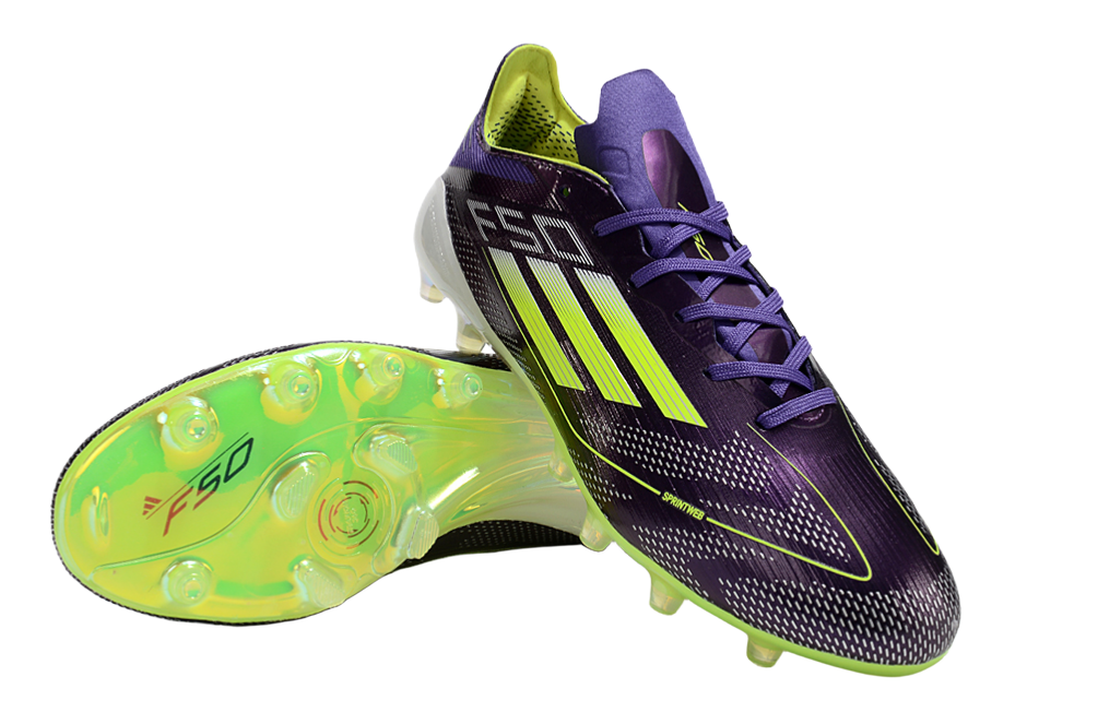 F50 Elite AG Purple/Green
