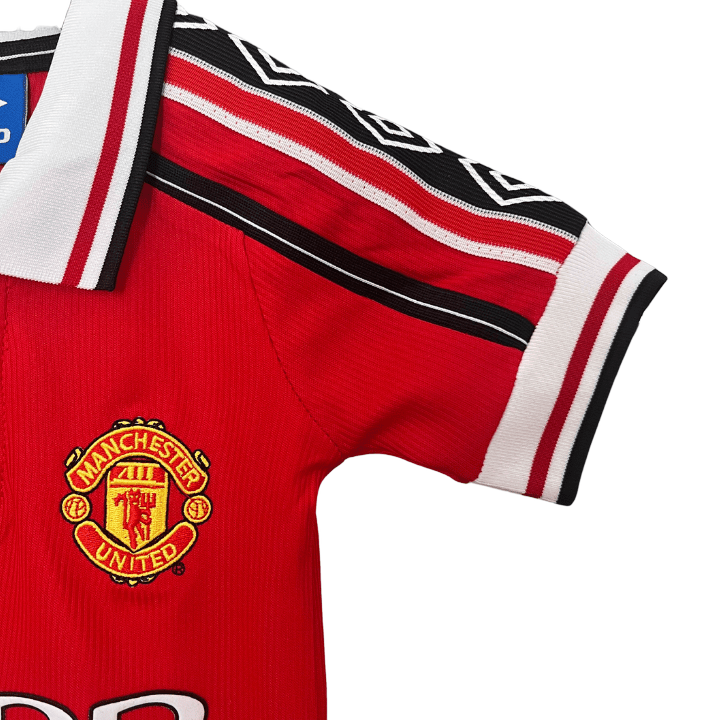 98/99 Manchester United Home Kids Size Kit - FutKulture