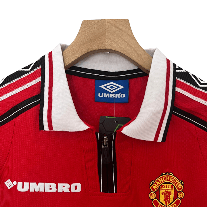 98/99 Manchester United Home Kids Size Kit - FutKulture