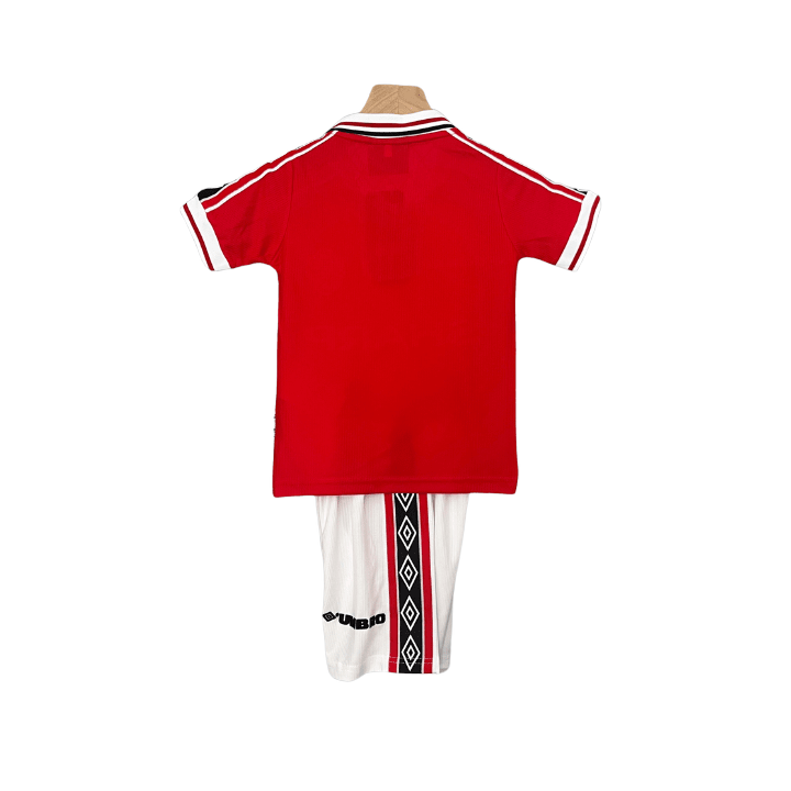 98/99 Manchester United Home Kids Size Kit - FutKulture