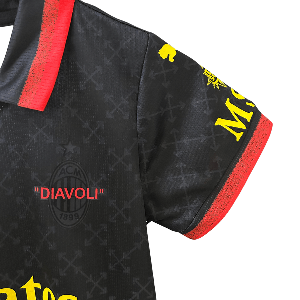 AC Milan x Off-White "Diavoli" Premium Kids Size Kit - FutKulture
