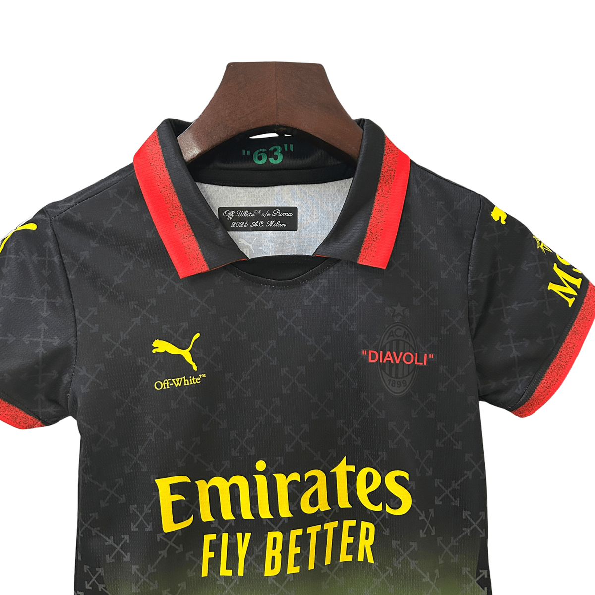 AC Milan x Off-White "Diavoli" Premium Kids Size Kit - FutKulture