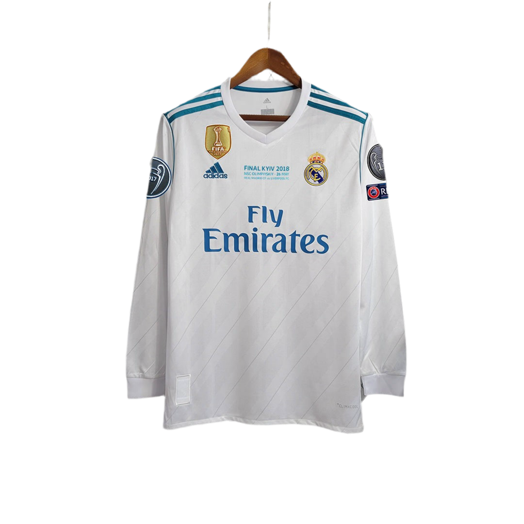 Real Madrid 2017/18 Home Long Sleeve