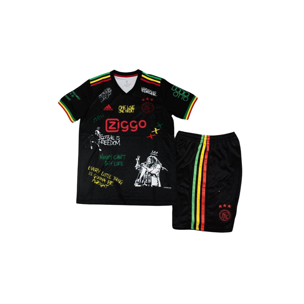 Ajax "Bob Marley" Premium Kids Size Kit - FutKulture
