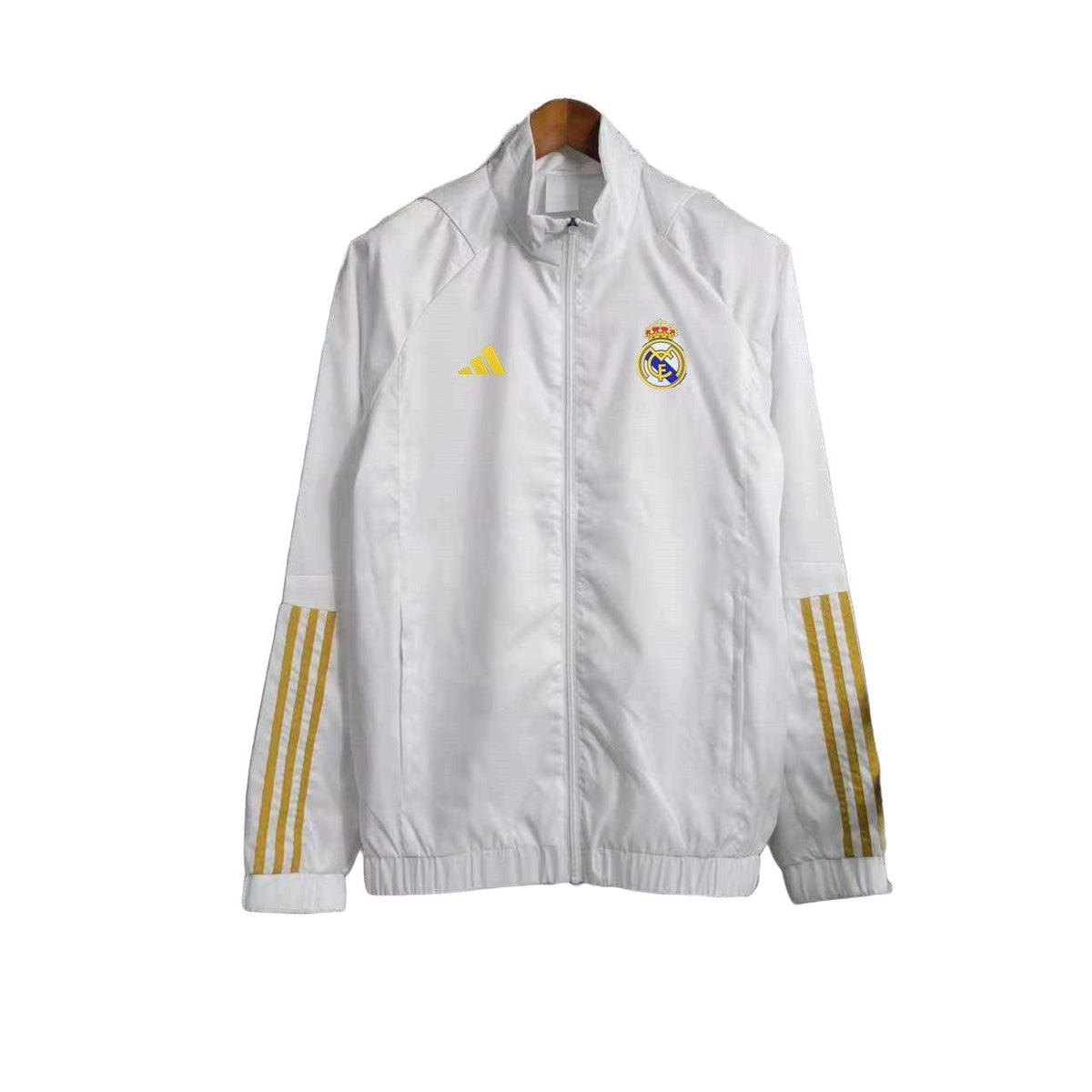 Real Madrid 2023 White Windbreaker