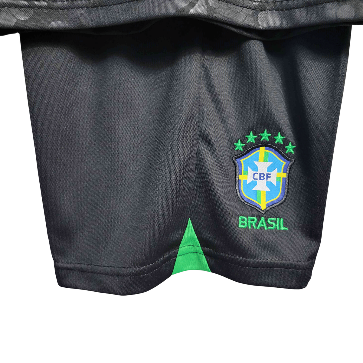 Brazil "Black Leopard" Premium Kids Size Kit - FutKulture