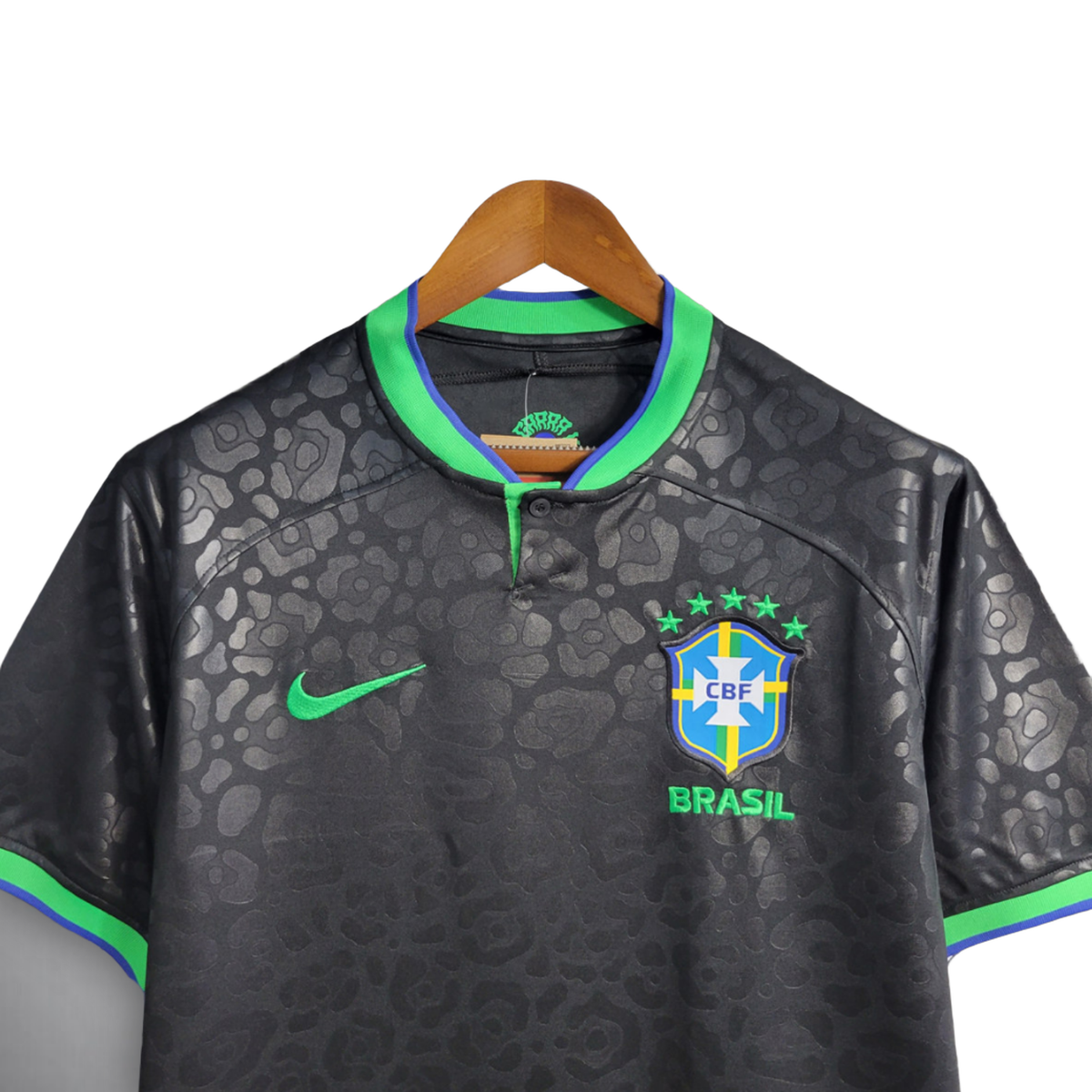Brazil "Black Leopard" Premium Kit - FutKulture