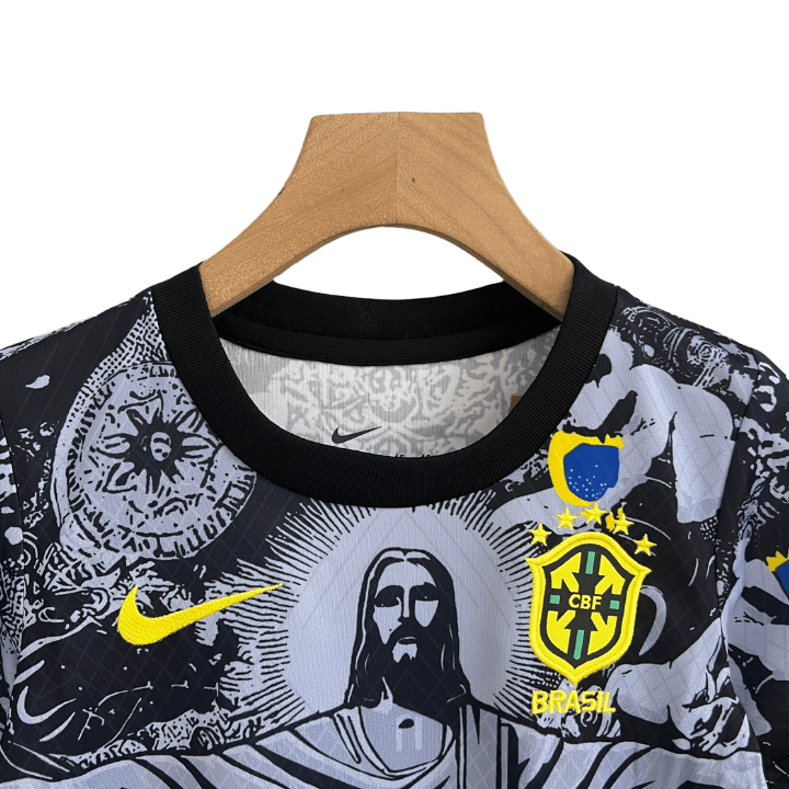 Brazil "Jesus" Premium Kids Size Kit - FutKulture