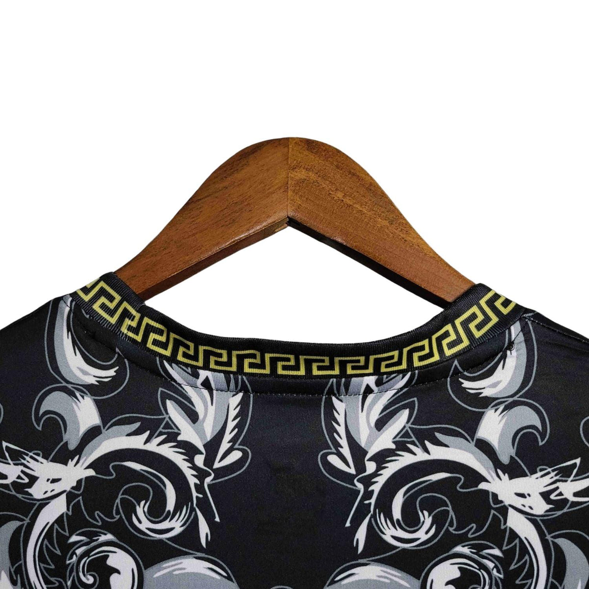 Italy "Versace" Premium Black Kit - FutKulture