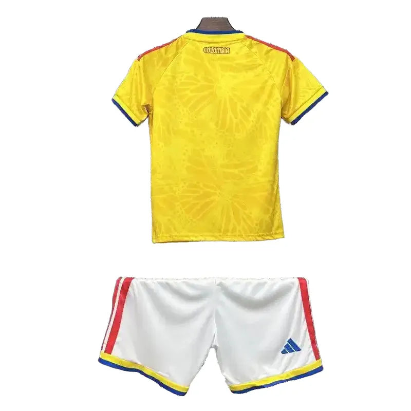 2026 Kids Size Colombia Home Football Shirt