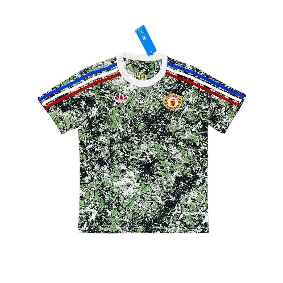 Manchester United X Stone Roses Premium Green Kit - FutKulture