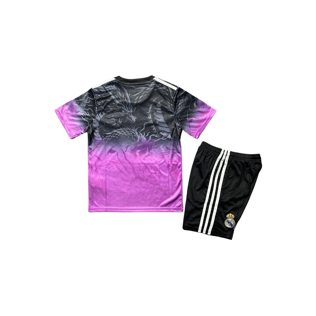 Real Madrid "Amethyst Flame" Premium Kids Size Kit - FutKulture