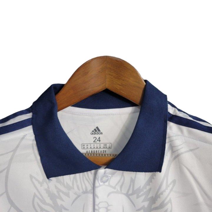 Real Madrid Dragon Blanco Premium Kids Size Kit - FutKulture