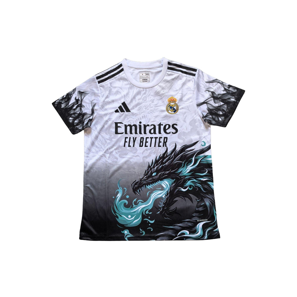 Real Madrid "Emerald Flame" Premium Kids Size Kit - FutKulture