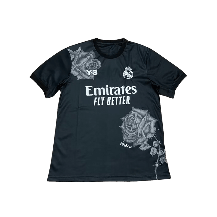 Real Madrid x Y3 4th Black Kit - FutKulture