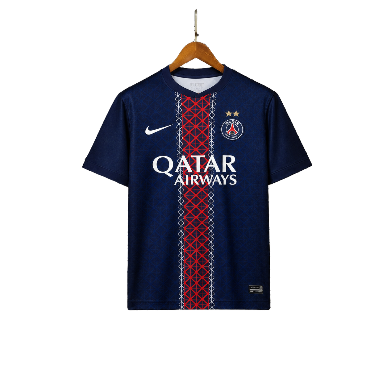 2025/2026 2 Stars PSG Paris Saint-Germain Back 2 Back Home Football Shirt