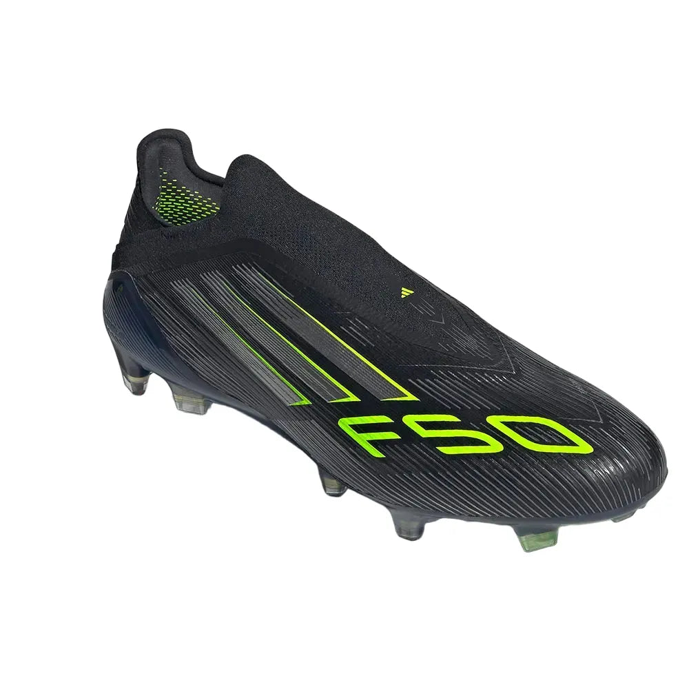 F50 Elite Laceless FG Black Green
