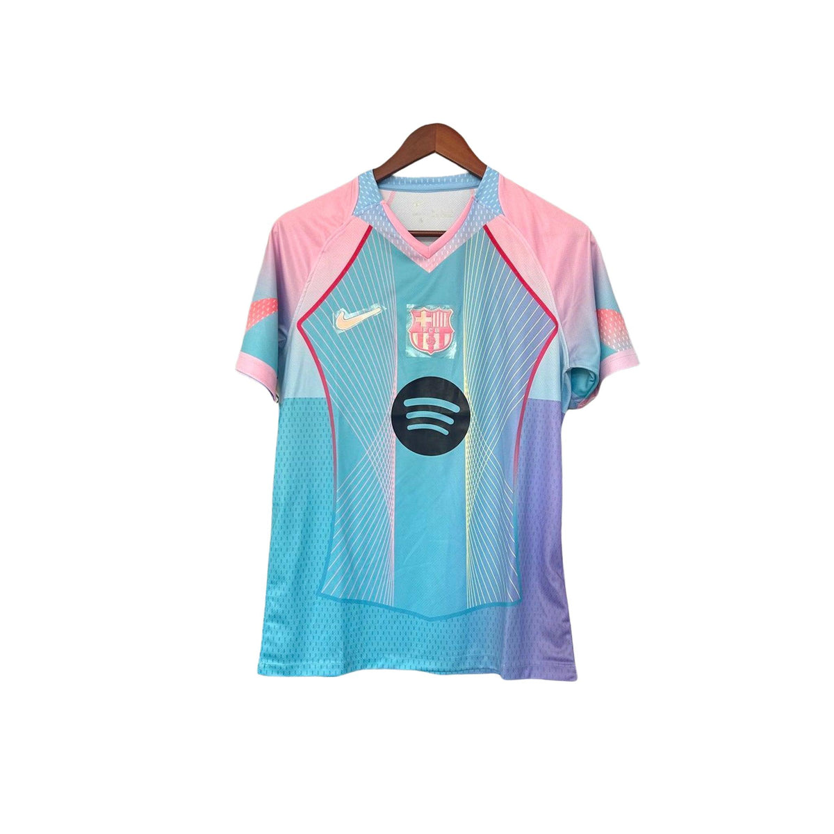 Barcelona "Blue/Pink Aurora" Premium Kit - FutKulture
