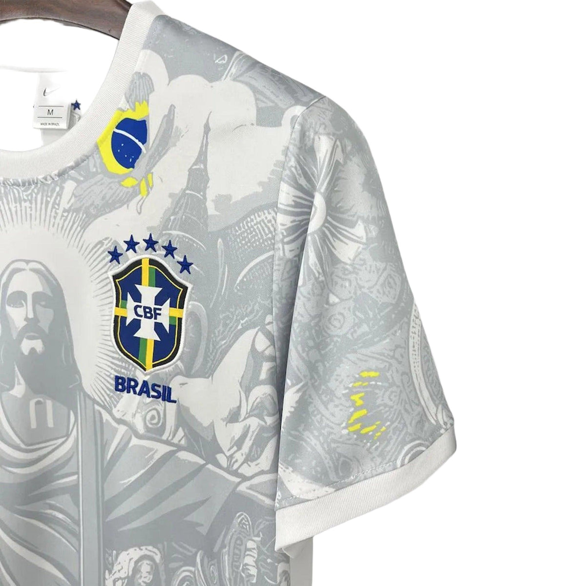 Brazil "Christ the Redeemer" White Premium Kit - FutKulture