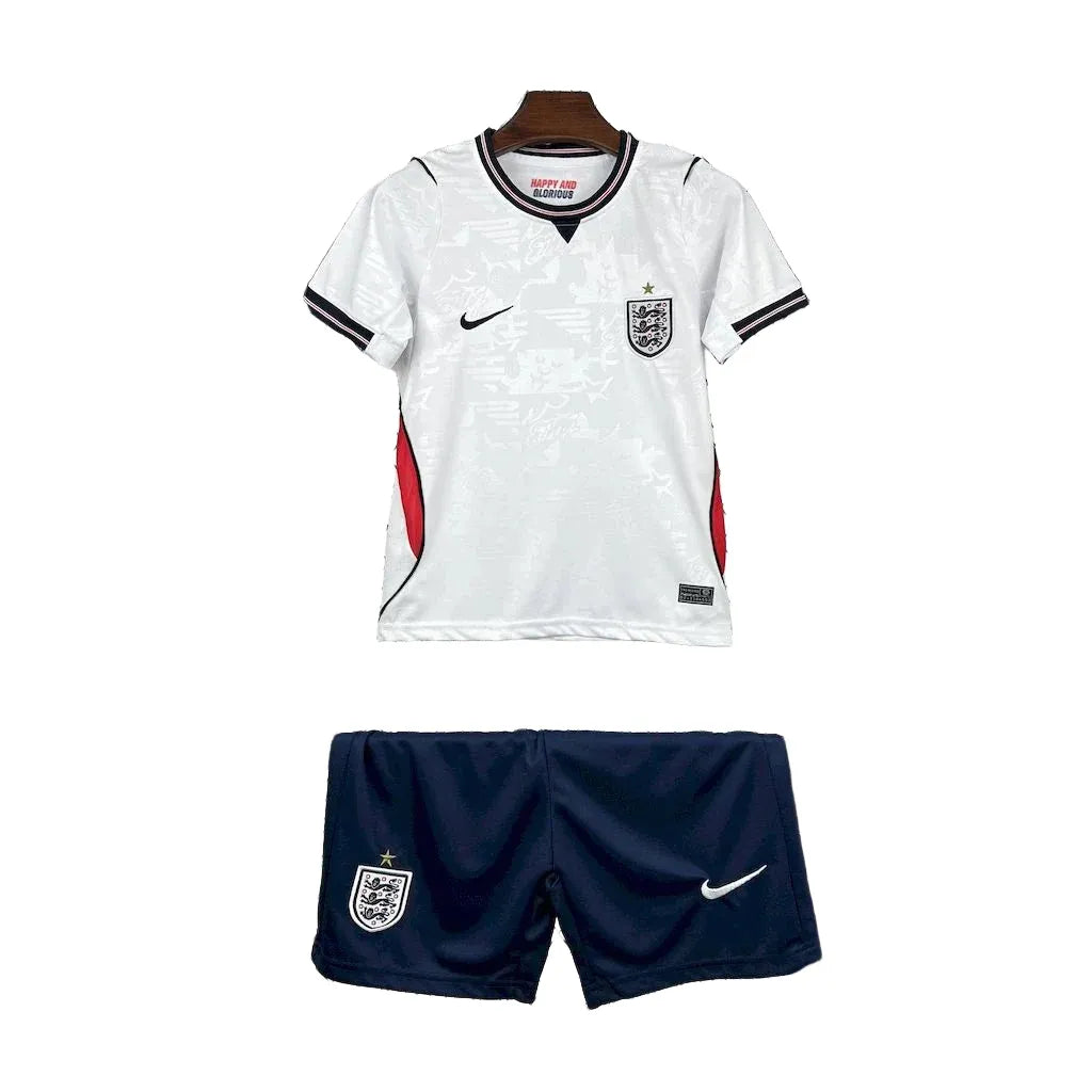 2026 England Home Football Shirt Kids Size
