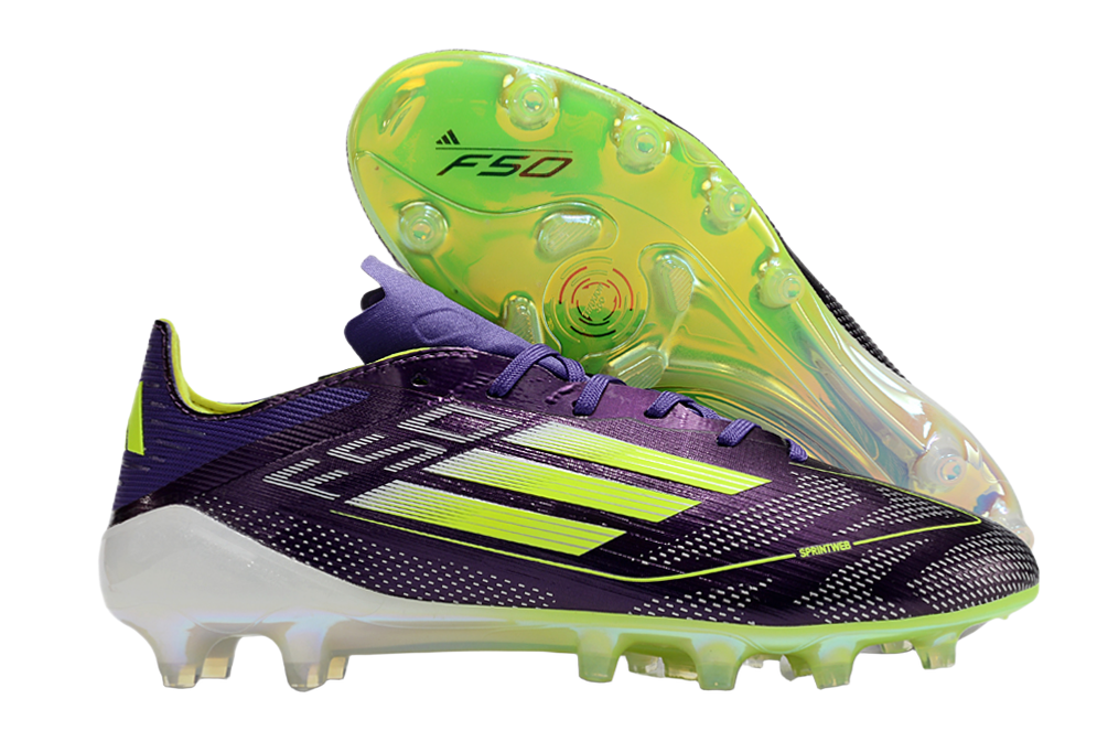 F50 Elite AG Purple/Green