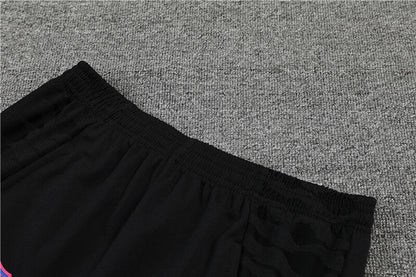 2021/2022 Barcelona Half-Pull Tracksuit Black