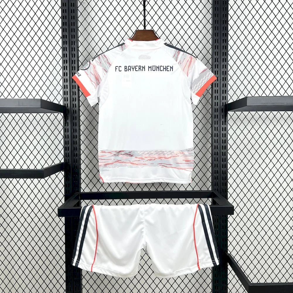 2025/2026 Bayern Munchen Away Football Shirt Kids Size