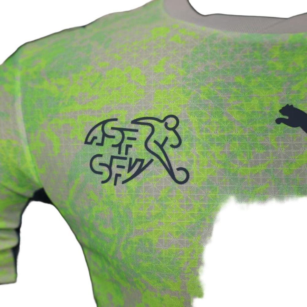 2026 Player Version Switzerland Away Green Jersey