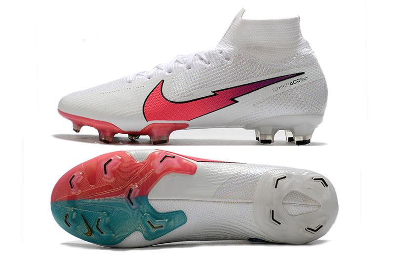 Mercurial Superfly 7 Elite FG White Crimson