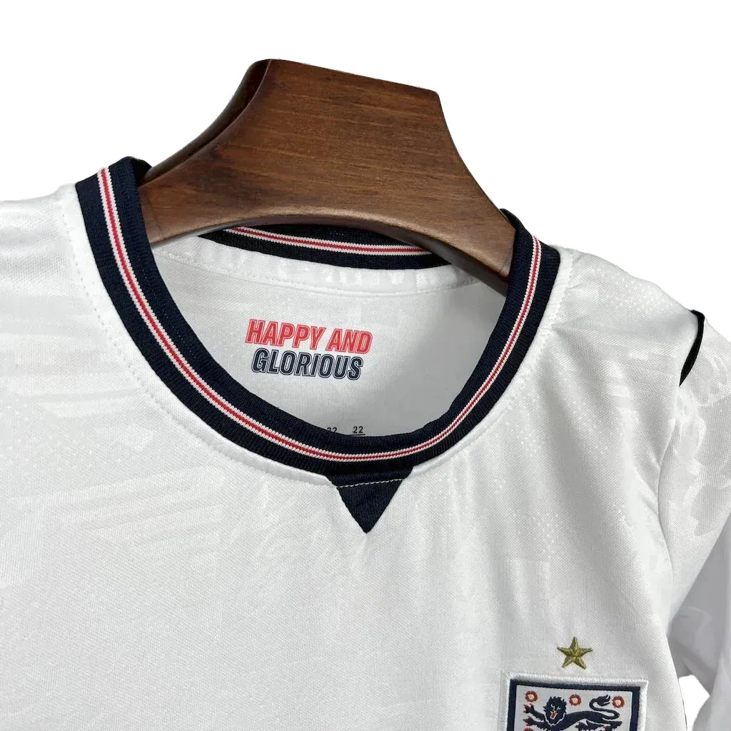 2026 England Home Football Shirt Kids Size