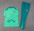 2024 Portugal Half-Pull Tracksuit Green Football Jersey 1:1 Thai Quality