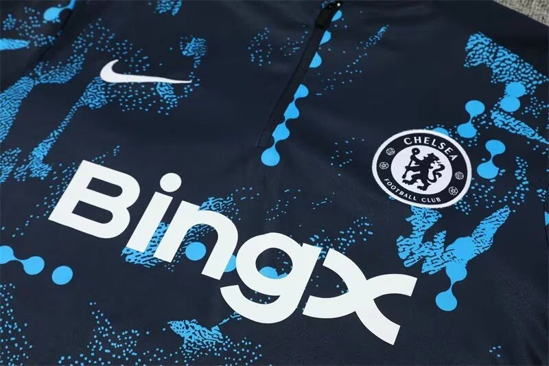 2024/2025 Chelsea Half-Pull Tracksuit Royal Blue