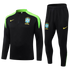 Brazil Black and Light Green Tracksuit