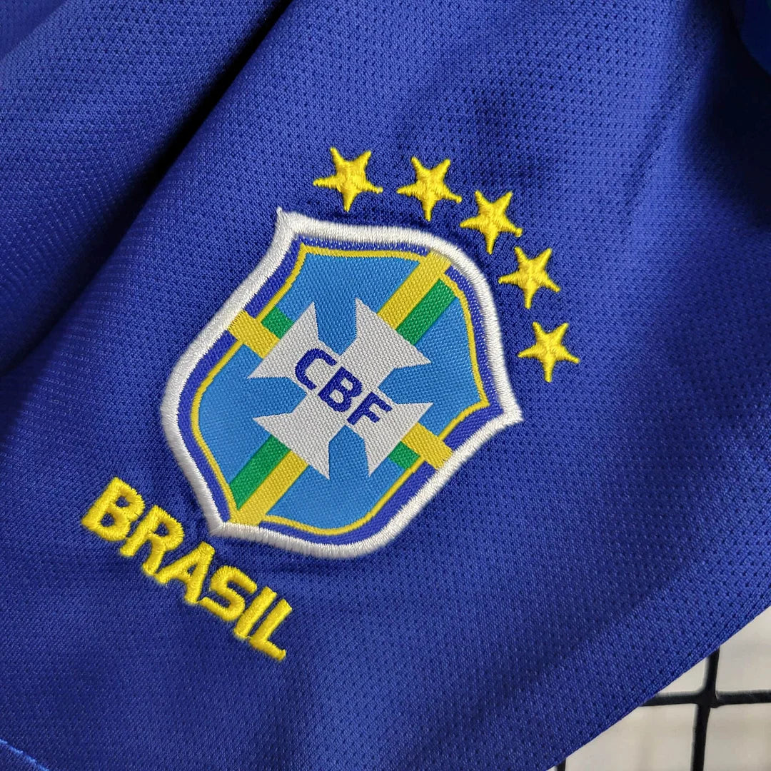 2024 Brazil Away Football Shirt Kids Size 1:1