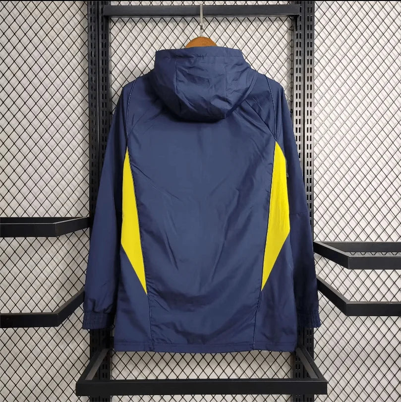 2023/2024 Real Madrid Windbreaker Blue Soccer Jersey