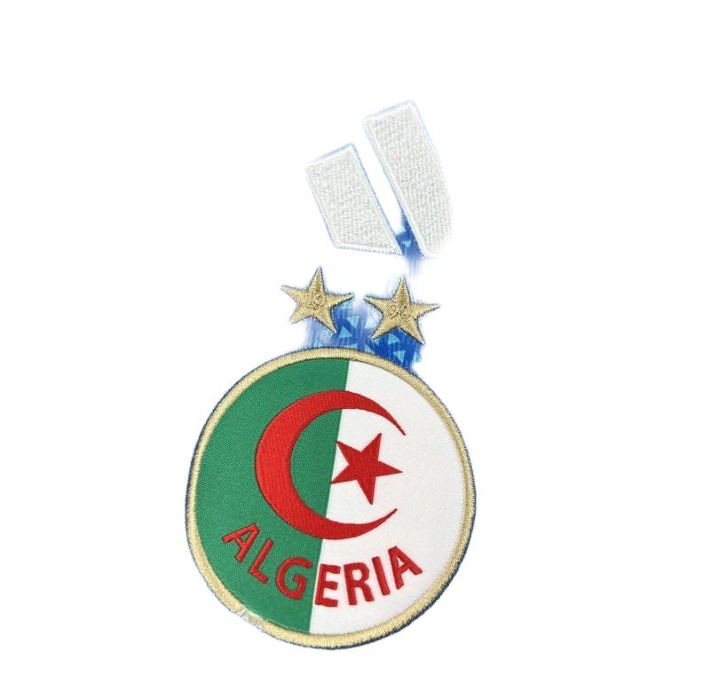 2026 Algeria World Cup Pre-Match Blue Jersey