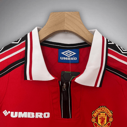 98/99 Manchester United Home Kids Size Kit - FutKulture