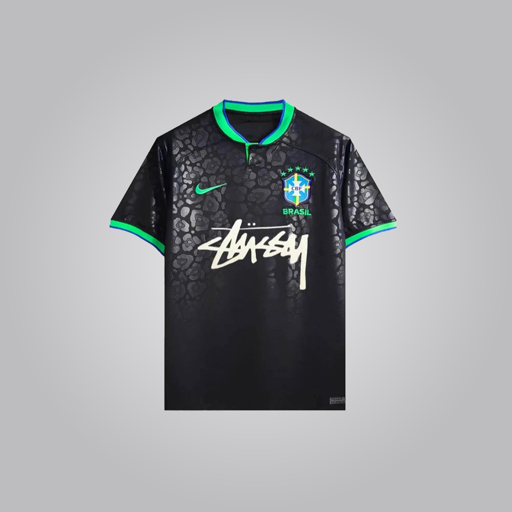 Brazil "Black Leopard" X STUSSY Premium Kit - FutKulture