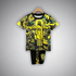 Brazil "Jesus" Premium Kids Size Yellow Kit - FutKulture