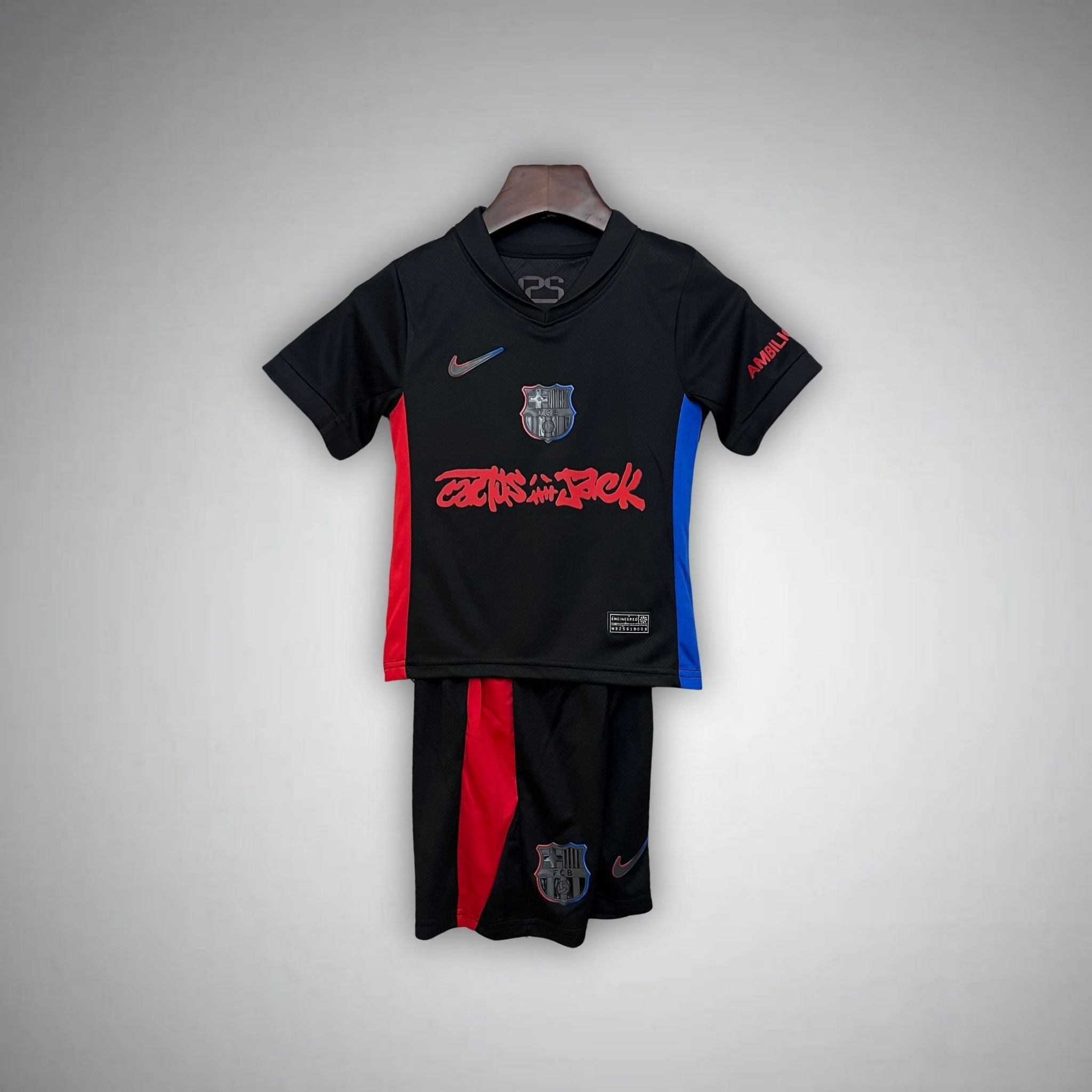 Barcelona x Cactus Jack Away Kids Size Kit - FutKulture