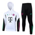 Bayern Munchen Black and White Tracksuit