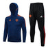 Manchester United Black and Dark Blue Tracksuit