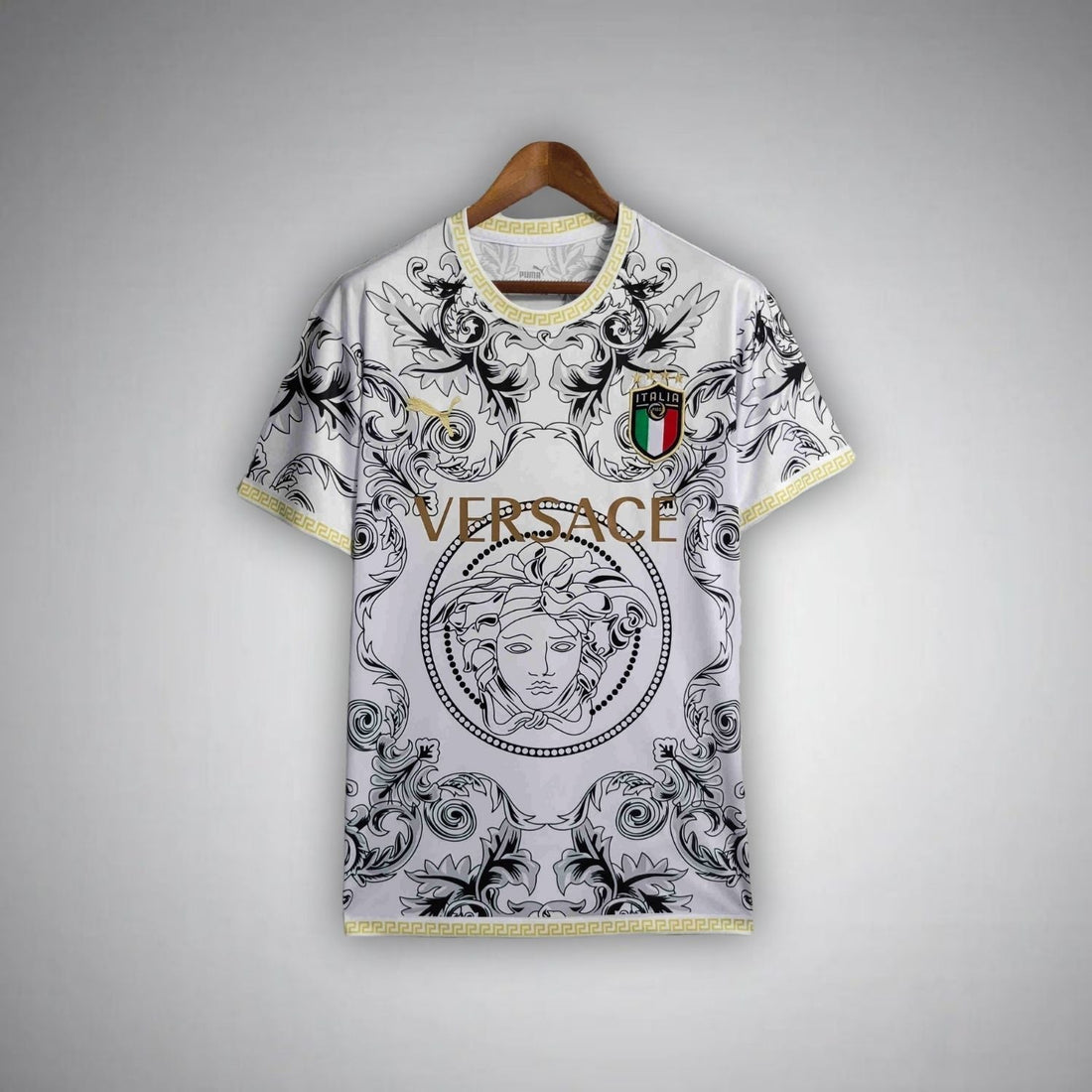 Italy "Versace" Premium White Kit - FutKulture