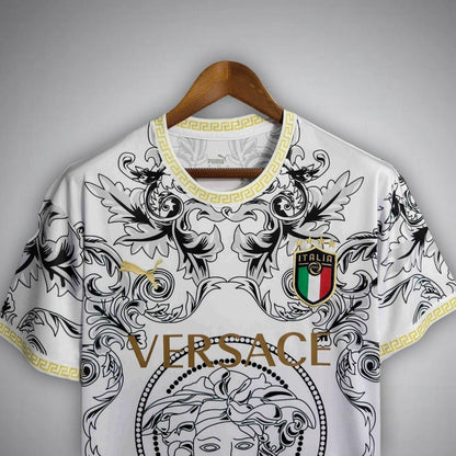 Italy "Versace" Premium White Kit - FutKulture