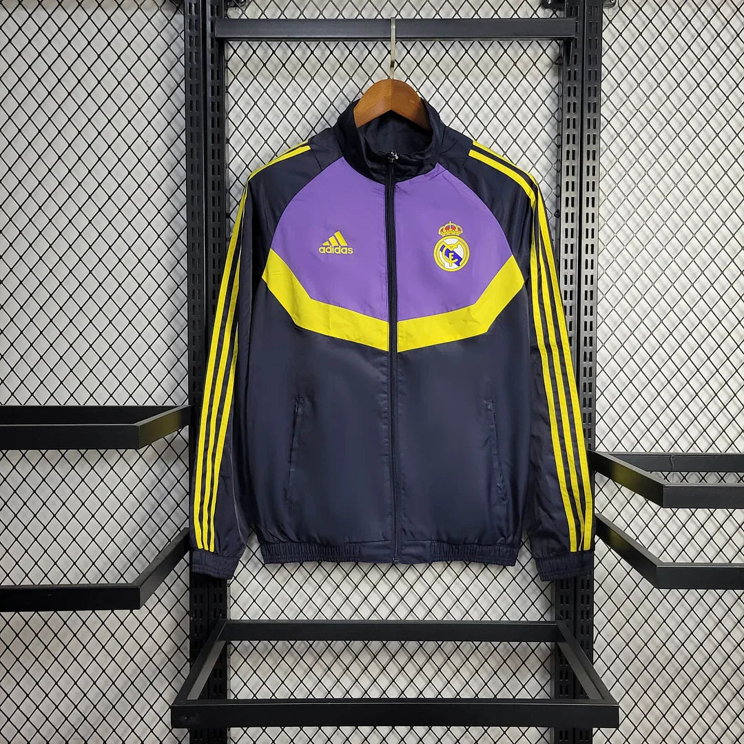 2025/2026 Real Madrid Jacket Yellow Windbreaker