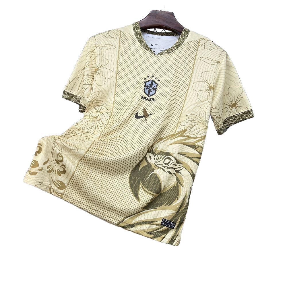 2026 Brazil Arara Aurora Gold Special Edition Football Shirt
