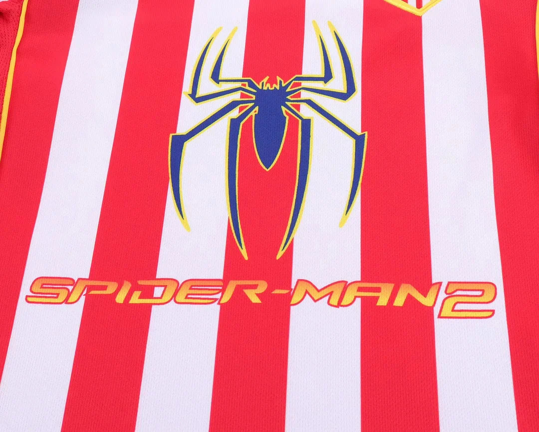 2004/2005 Retro Long Sleeve Atletico Madrid Home Football Shirt