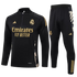Real Madrid Black and Gold Tracksuit